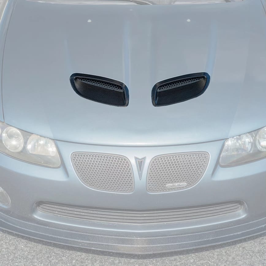 2004-2006 Pontiac GTO | SDP Performance CARBON FIBER Hood Vents (PAIR)